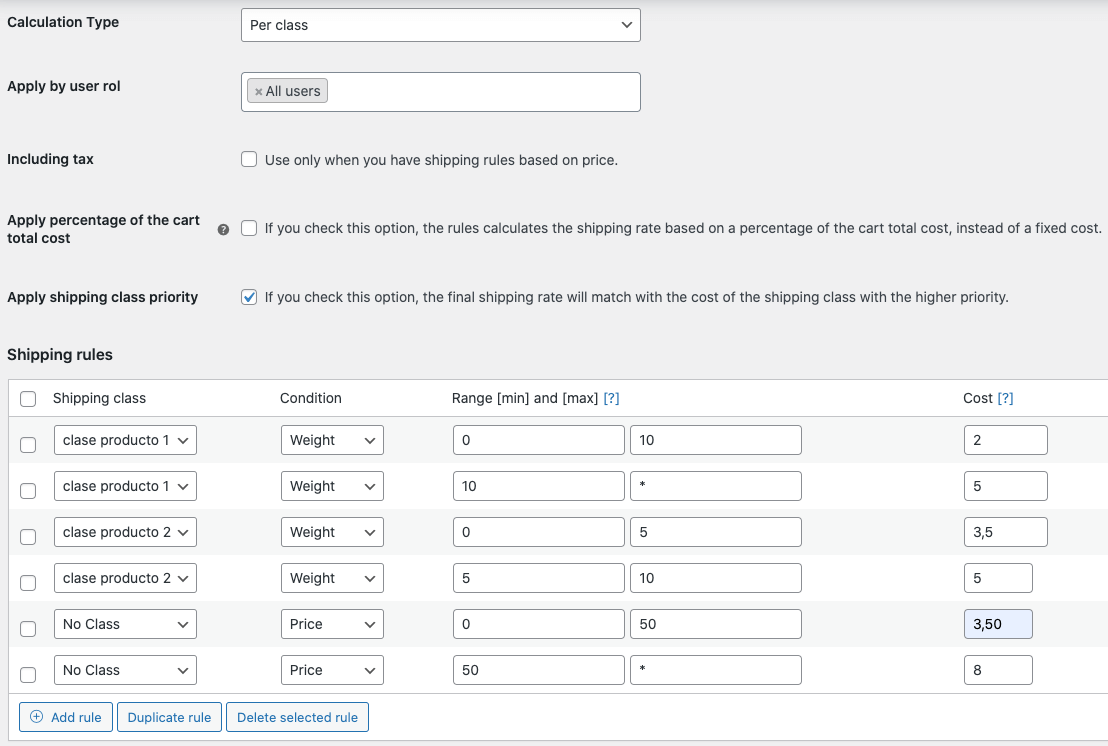 several providers for dropshipping shipping woocommerce